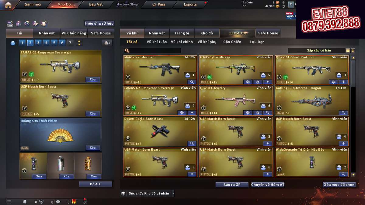 shop acc cf uy tin gia re